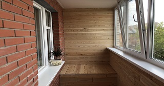 Отделка, остекление, утепление балконов в Сестрорецке от 207 руб. м/2.